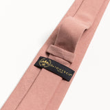 The 100% Linen Tie - Salmon Pink