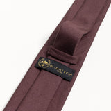 The 100% Linen Tie - Bordeaux