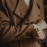 Die Militärjacke aus 100 % Hanf – Braun