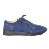 The Bega Hemp Sneakers - Blue