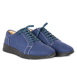 The Bega Hemp Sneakers - Blue