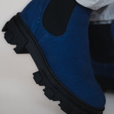 The Bistritz Hemp Ladies Boots - Blue