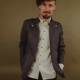 The Military 100% Hemp Jacket - Charcoal