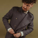 The Military 100% Hemp Jacket - Charcoal