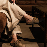 The Palazzo Linen Pants - Beige
