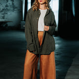 The Palazzo Linen Pants - Cappuccino