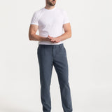 The Codru Linen Trousers - Grey
