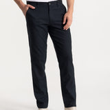 The Carpatica Linen Trousers - Navy Blue