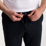 The Moldoveanu Linen Cotton Trousers - Navy Blue