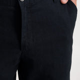 The Moldoveanu Linen Trousers - Navy Blue