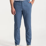 The Moldoveanu Linen Cotton Trousers - Indigo