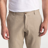 The Carpatica Linen Trousers - Beige