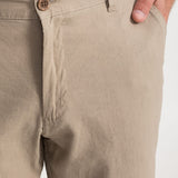 The Carpatica Linen Trousers - Beige