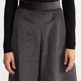 The Palazzo Corduroy Trousers - Light Grey