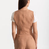 The Figa Linen Set - Cappuccino