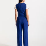 The Figa Linen Trousers - Royal Blue