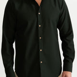 The Calimani Premium Cotton Shirt - Army Green