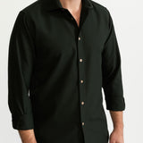 The Calimani Premium Cotton Shirt - Army Green