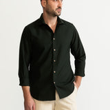 The Calimani Premium Cotton Shirt - Army Green