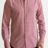 The Godeanu Linen Shirt - Lila