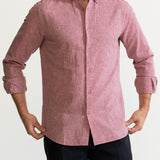 The Godeanu Linen Shirt - Lila