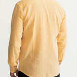 The Godeanu Linen Shirt - Yellow
