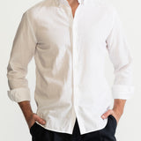 The Godeanu Linen Shirt - White