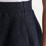 The Borsa Cotton Skirt - Navy