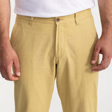 The Carpatica Linen Trousers - Mustard