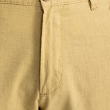 The Carpatica Linen Trousers - Mustard