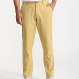 The Carpatica Linen Trousers - Mustard