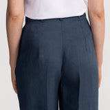 The Figa Linen Trousers - Nocturne