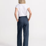 The Figa Linen Trousers - Nocturne