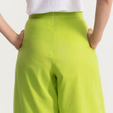 The Palazzo Cotton Pants - Pistachio