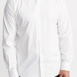 The Peles Egyptian Cotton Shirt - White