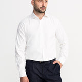 The Peles Egyptian Cotton Shirt - White