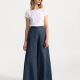 The Palazzo Linen Pants - Nocturne