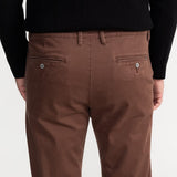The Sinaia Cotton Trousers - Whiskey Brown