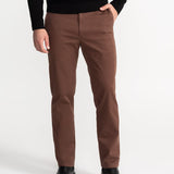 The Sinaia Cotton Trousers - Whiskey Brown