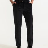 The Dacian Corduroy Trousers - Navy Blue
