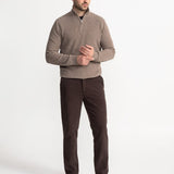 The Azuga Cotton Trousers - Brown