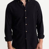 The Godeanu Linen Shirt - Black
