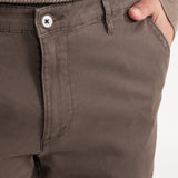 The Sinaia Cotton Trousers - Brown