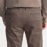 The Sinaia Cotton Trousers - Brown
