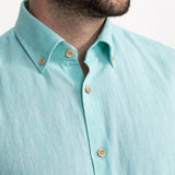 The Godeanu Linen Shirt - Vernil
