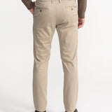 The Sinaia Cotton Trousers - Beige