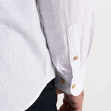The Godeanu Linen Shirt - White