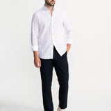 The Godeanu Linen Shirt - White