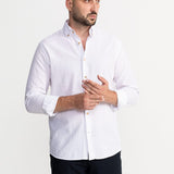 The Godeanu Linen Shirt - White