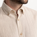 The Godeanu Linen Shirt - Natural